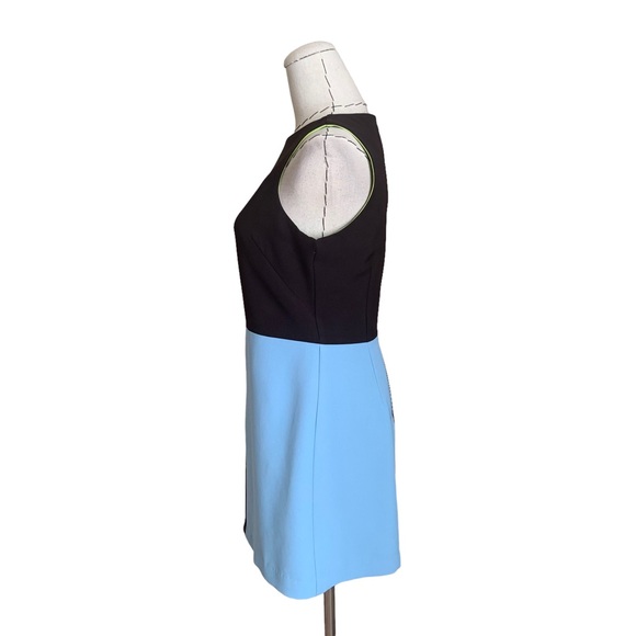 90s Sue Wong Color Block Mini Dress 60s Mod Gogo XS S - Picture 6 of 10